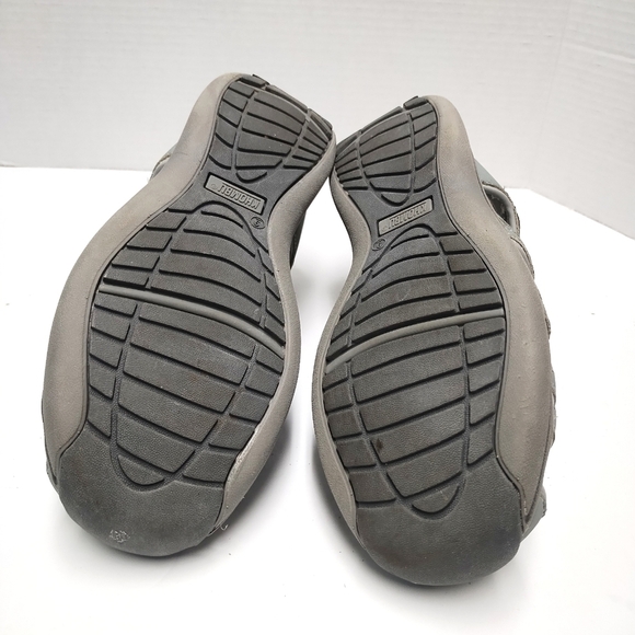 Khombu Gray Sandals with Blue Highlights - Picture 6 of 7